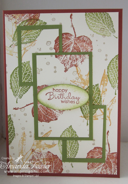 French Foliage stampin up