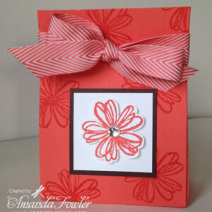 One sheet bag and yes another Stampin’ Up! bow !
