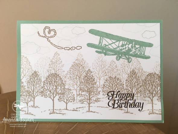 Sky is the limit Inspiring Inkin Stampin' Up! UK 