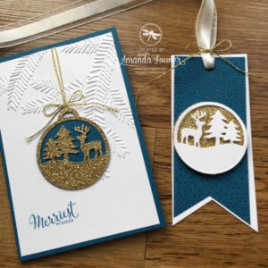 Merriest Wishes Card and Tag