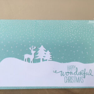 A Quick Stampin’ Up! Christmas Card and Video
