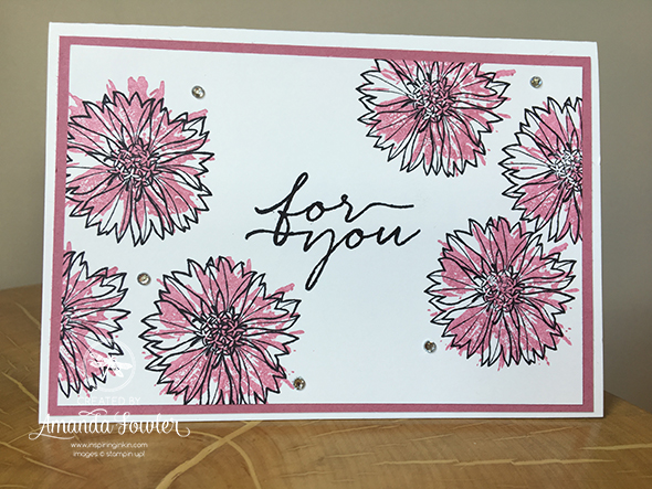 Touch of Texture Card Inspiring Inkin Amanda Fowler Stampin' Up! UK