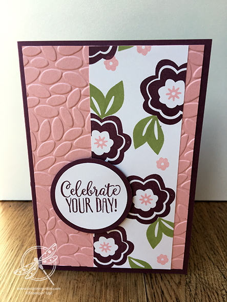 Blooms by Bloom Birthday Card Stampin' Up! Uk Amanda Fowler Inspiring Inkin'