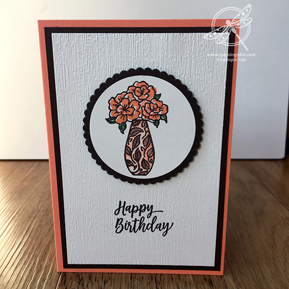 Vibrant Vases Birthday card