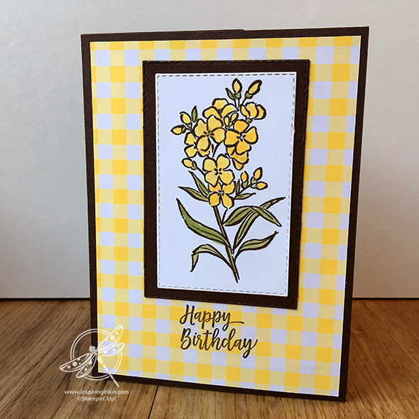 Floral Box Frame Card