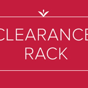 Clearance Rack has been updated!