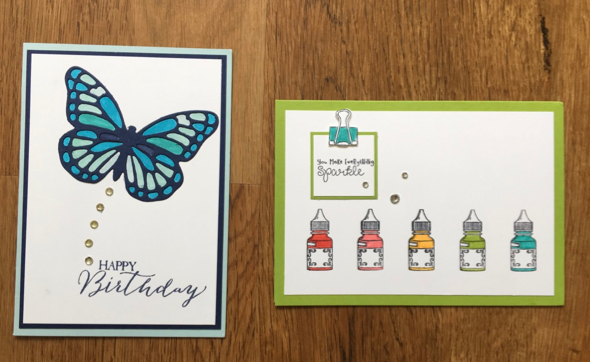 Birthday cards Stampin' Up! UK Inspiring Inkin' Amanda fowler