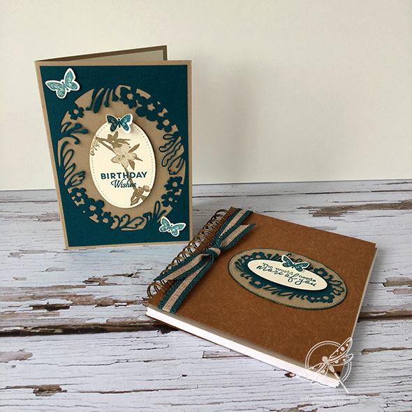 Pressed Petals Notebook and card Video