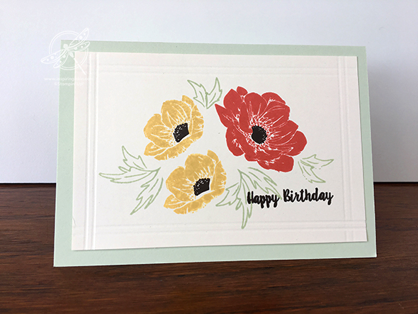 Floral Essence Thank You Card Amanda Fowler Inspiring Inkin' Stampin' Up! UK