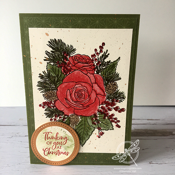 Christmas Rose Stampin' Up! Uk Amanda Fowler Inspiring Inkin'