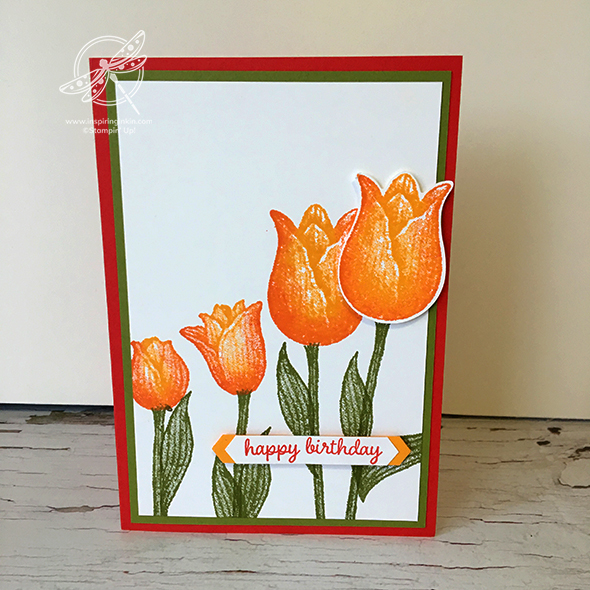 Two Tone Timeless Tulips Card and Video