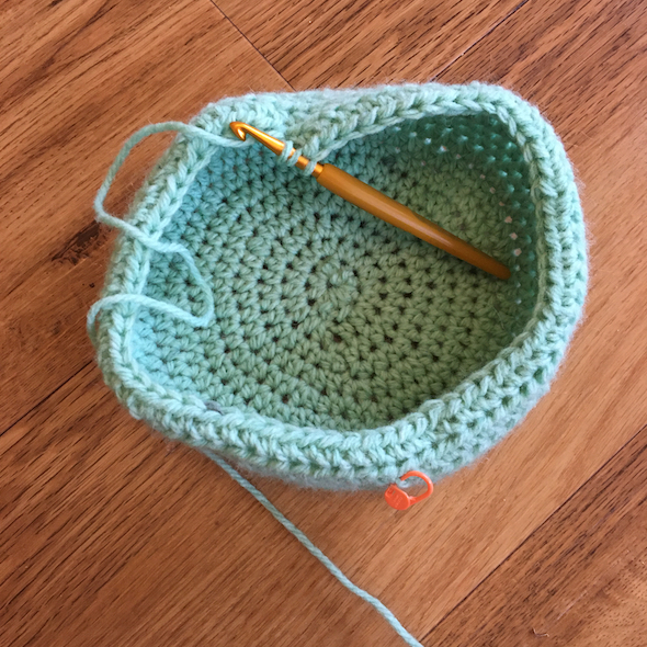 Crochet Hat Stampin' Up! UK Amanda Fowler Inspiring Inkin'