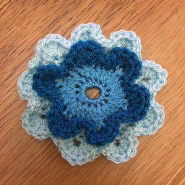 Crochet cushion Stampin' Up! UK Amanda Fowler Inspiring Inkin'