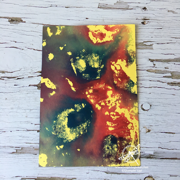 Water colour Smoosh Butterfly Card Stampin' Up! UK Inspiring Inkin' Amanda Fowler