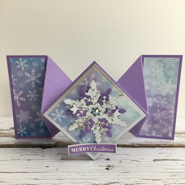 Cracker Fold Christmas Card Amanda Fowler Inspiring Inkin' Stampin' Up! Uk - 1