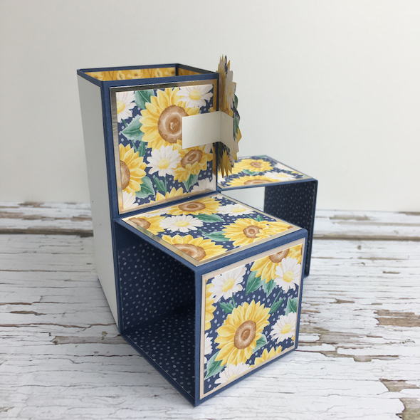Pop Up Cube Card Amanda Fowler Inspiring Inkin' Stampin' Up! Uk
