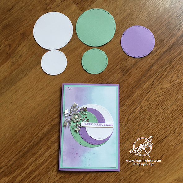 Layered Circles Card Stampin' Up! UK Inspiring Inkin' Amanda Fowler