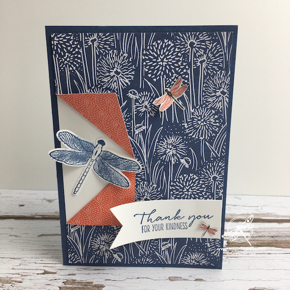 Dragonfly Garden Card Stampin' Up! UK Inspiring Inkin' Amanda Fowler