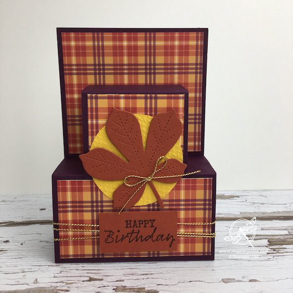 Dragonfly Shelf Fold Cards Stampin' Up! UK Inspiring Inkin' Amnada Fowler