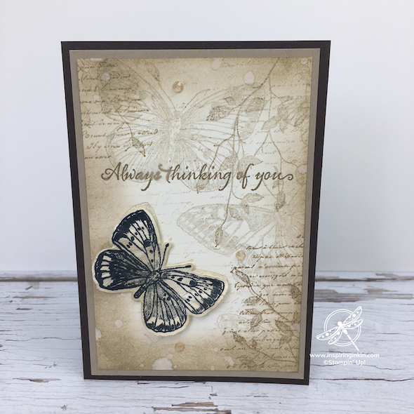 Butterfly Brilliance Stampin' Up! UK Inspiring Inkin' Amanda Fowler