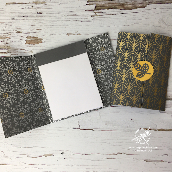 Handmade Notebook Stampin' Up! UK Inspiring Inkin' Amanda Fowler