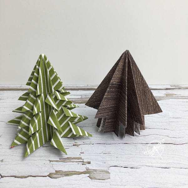How to make a Paper Christmas Tree Stampin' Up! UK Inspiring Inkin' Amanda Fowler
