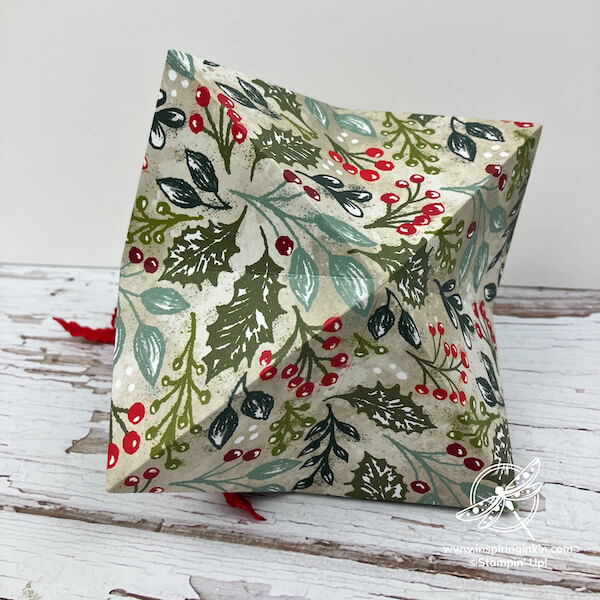 Origami Ornament or Gift Bag Stampin' Up! Ireland Stampin' Up! UK Amanda Fowler Inspiring Inkin' Online and In Person Card Making Classes Hampshire