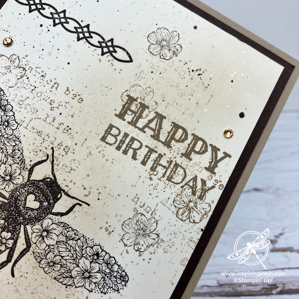 Queen Bee Birthday cards Stampin' Up! Ireland Stampin' Up! UK Amanda Fowler Inspiring Inkin' Online and In Person Card Making Classes Hampshire