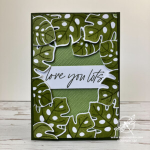 Craft and Chat : Tropical Leaf Cards
