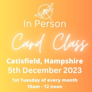 in Person Card Class Hampshire UK Inspiring Inkin' Amanda Fowler December 2023