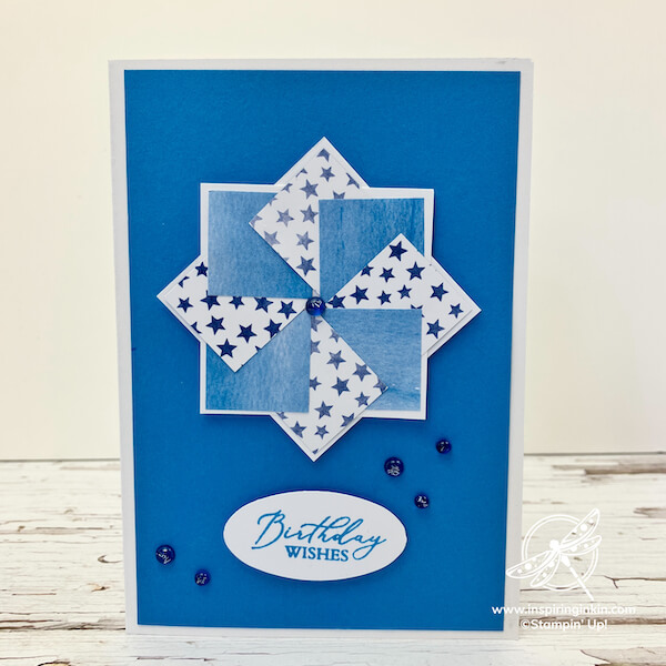 Pinwheel Birthday Card Amanda Fowler Inspiring Inkin' Stampin' Up! UK