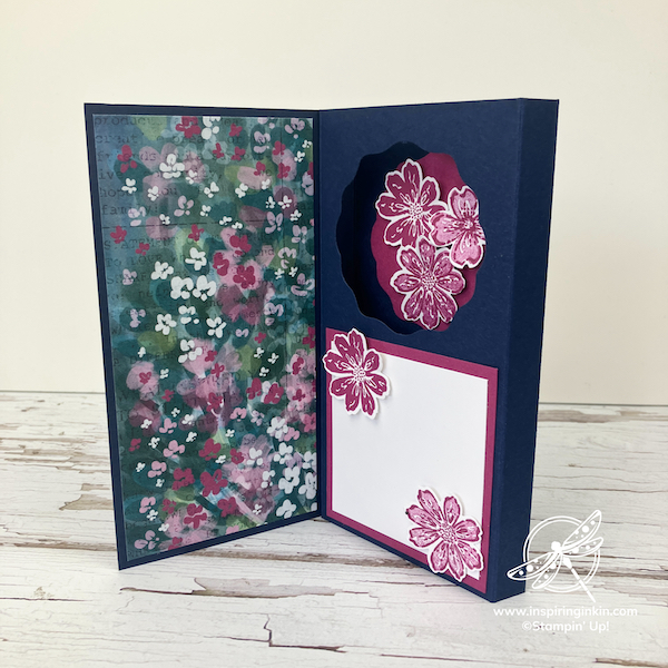 Michele's Fun Fold Card Stampin' Up! UK Inspiring Inkin' Amanda Fowler