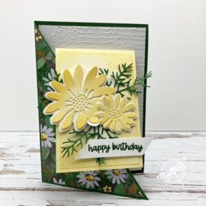 Craft and Chat : Cheerful Daisies Fun Fold Card
