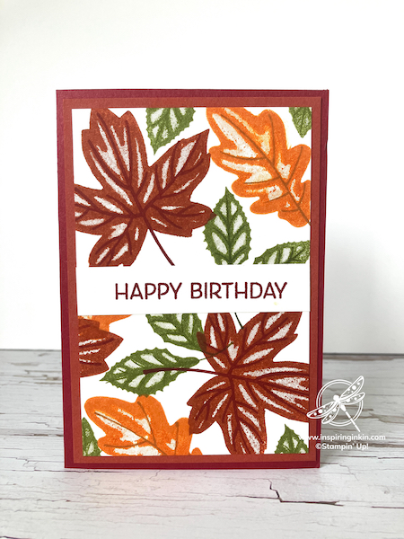 All About Autumn Birthday Cards Stampin' Up! UK Inspiring Inkin' Amanda Fowler