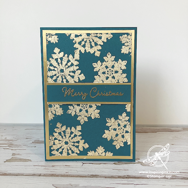 Christmas Card Stampin' Up! UK Inspiring Inkin' Amanda Fowler