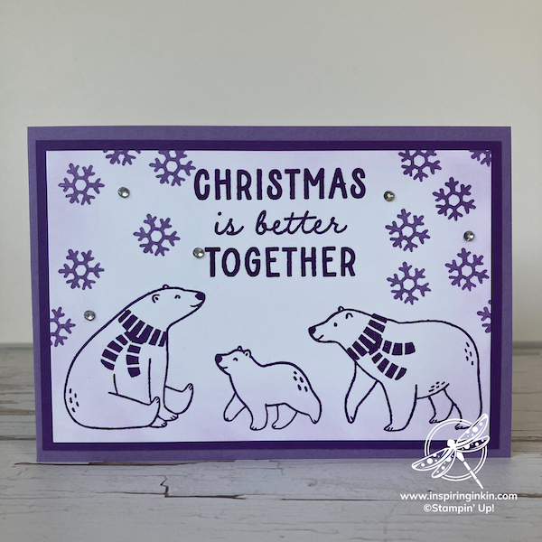 Christmas Card Stampin' Up! UK Inspiring Inkin' Amanda Fowler