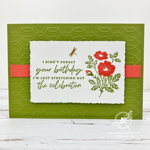 Softly Sophisticated Birthday Card Amanda Fowler Inspiring Inkin Stampin'Up! UK
