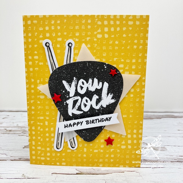 Rock Legend Card Kit Amanda Fowler Inspiring Inkin Stampin'Up! UK